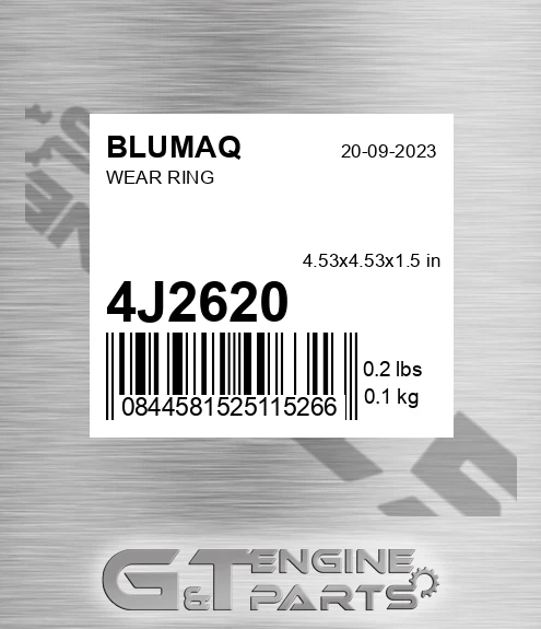 4J-2620 Wear Ring for BLUMAQ