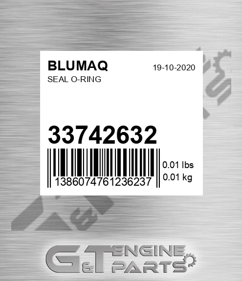 33742632 Seal O-ring