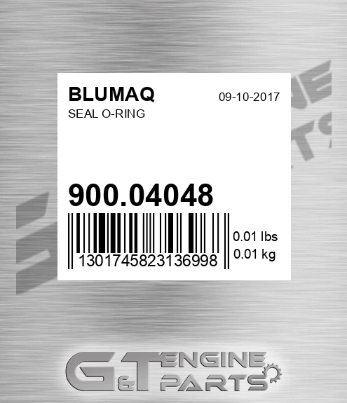 900.04048 Seal O-ring for BLUMAQ