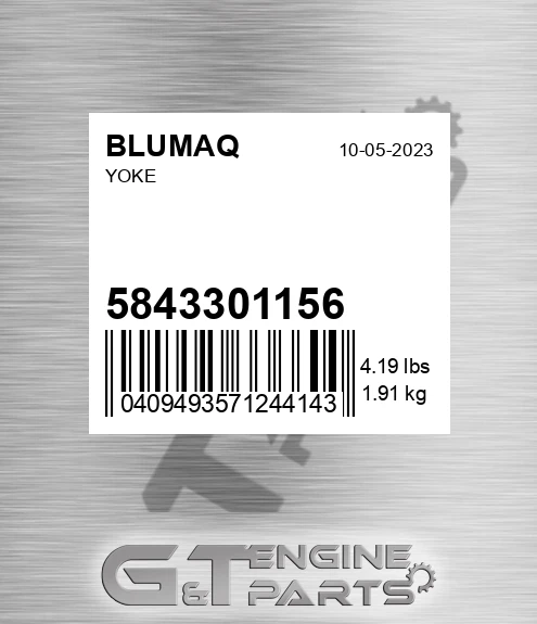5843.301.156 Yoke for BLUMAQ