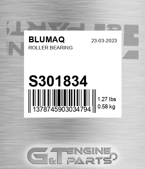 S301834 BLUMAQ Roller Bearing