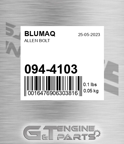 094-4103 Allen Bolt for BLUMAQ