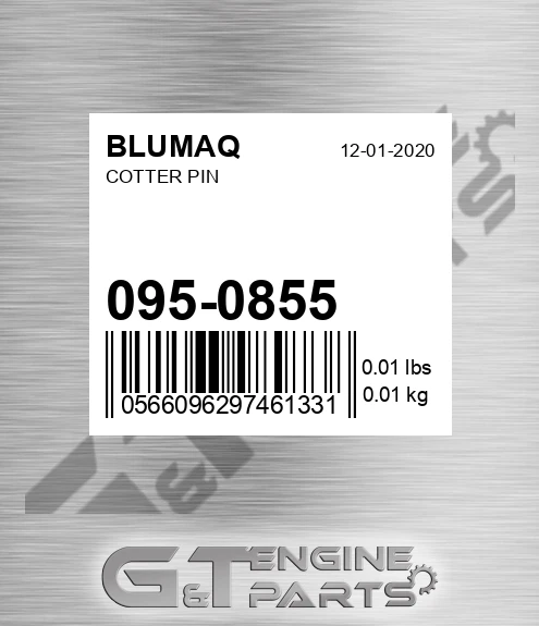 095-0855 Cotter Pin for BLUMAQ