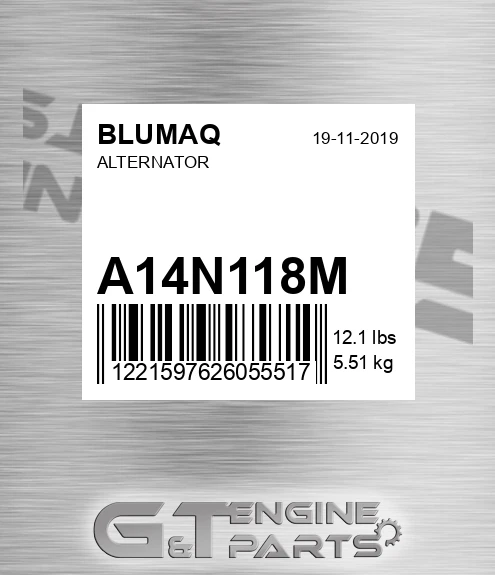 A14N118M Alternator