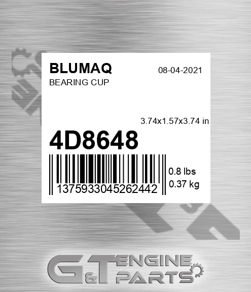 4D-8648 Bearing Cup