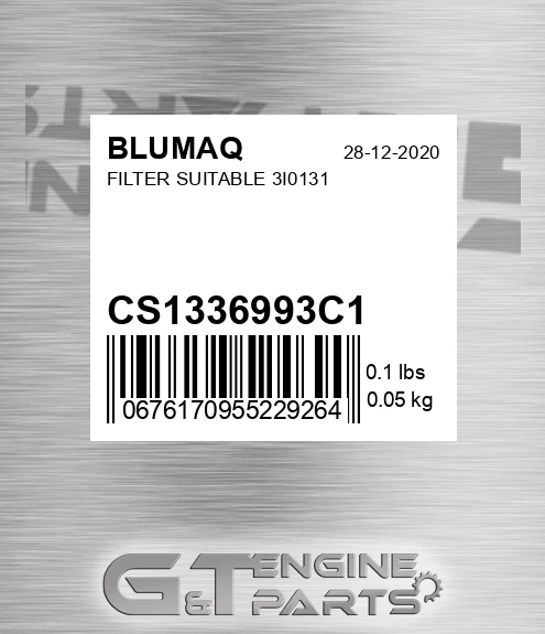CS1336993C1 Filter Suitable 3i0131 for BLUMAQ