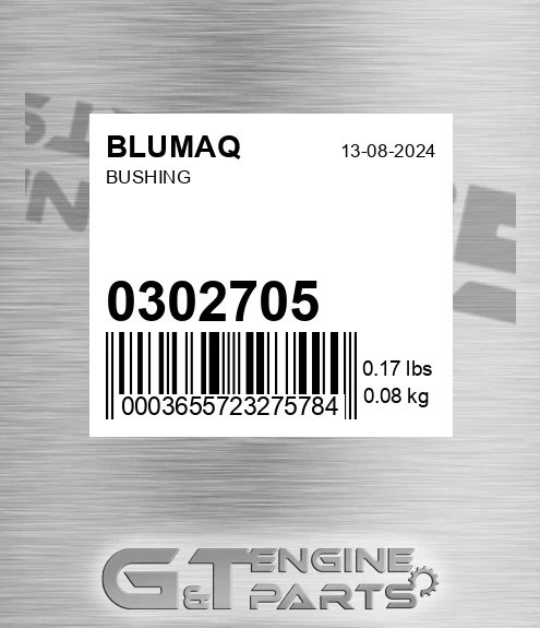 030.2705 Bushing for BLUMAQ