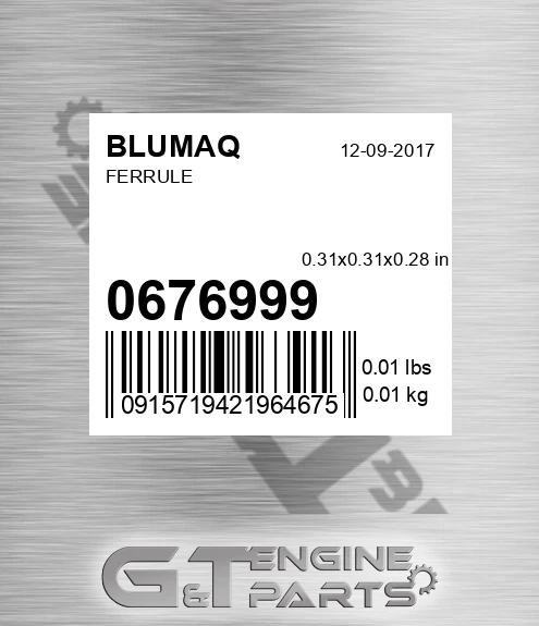 067-6999 Ferrule for BLUMAQ