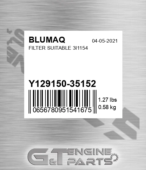Y129150-35152 Filter Suitable 3i1154