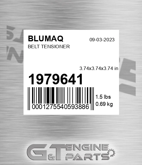 197-9641 Belt Tensioner for BLUMAQ