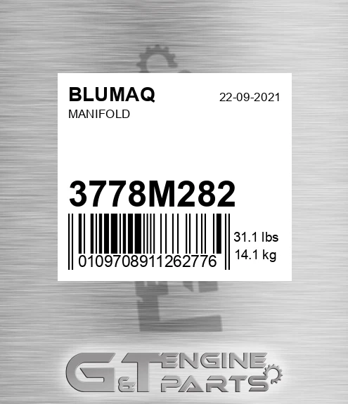 3778M282 Manifold for BLUMAQ