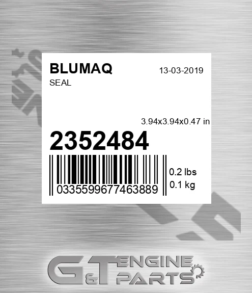 235-2484 Seal for BLUMAQ