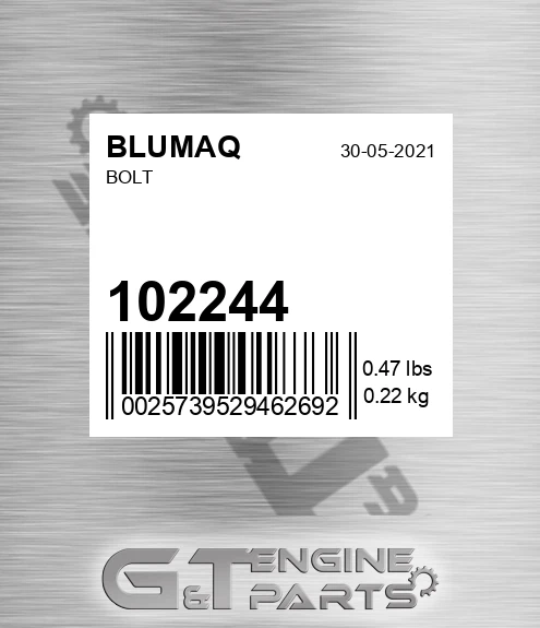 102.244 Bolt for BLUMAQ