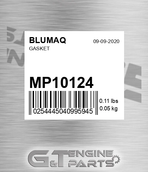 MP10124 BLUMAQ Gasket