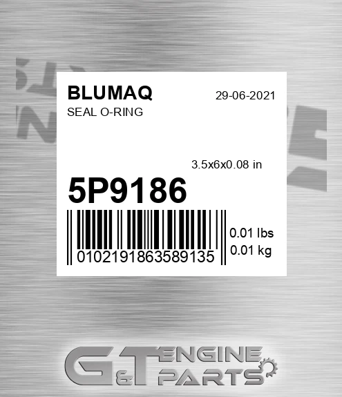 5P-9186 Seal O-ring for BLUMAQ