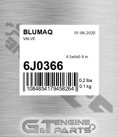 6J-0366 BLUMAQ Valve