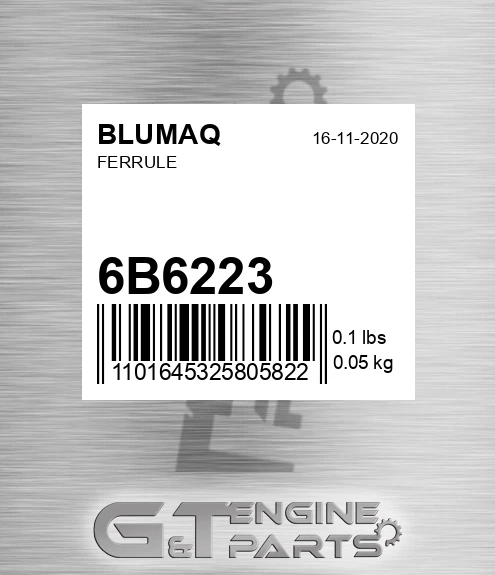 6B-6223 Ferrule for BLUMAQ