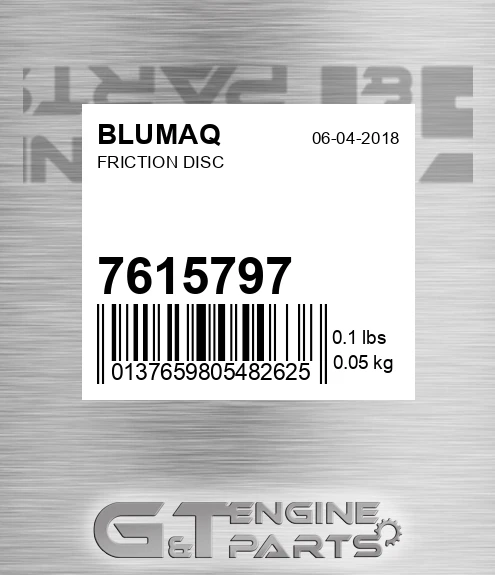 7615797 BLUMAQ Friction Disc