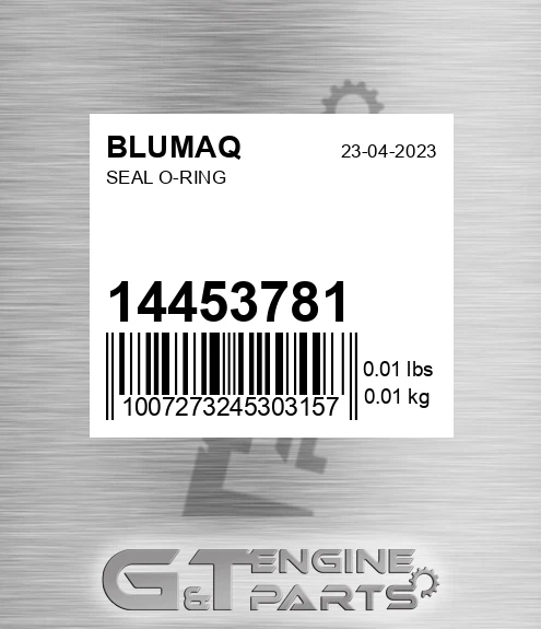 14453781 Seal O-ring