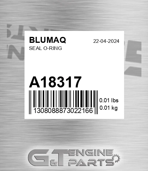 A18317 BLUMAQ Seal O-ring