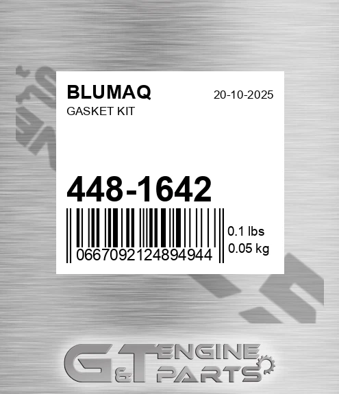 448-1642 Gasket Kit for BLUMAQ