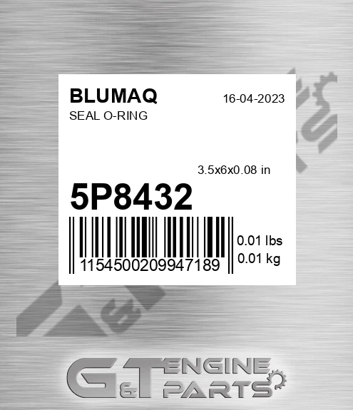 5P-8432 Seal O-ring