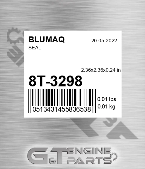 8T-3298 Seal for BLUMAQ