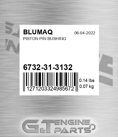 6732-31-3132 Piston Pin Bushing