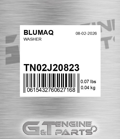 TN02J-20823 Washer for BLUMAQ
