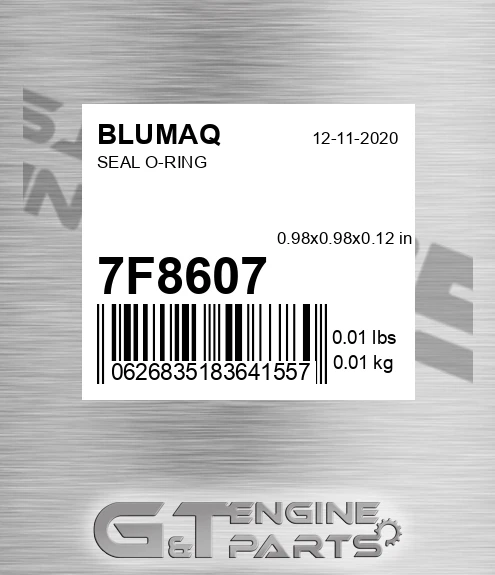 7F-8607 Seal O-ring for BLUMAQ