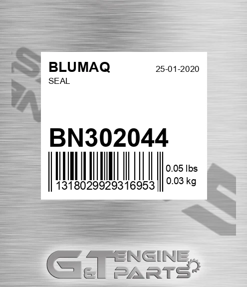 BN302044 Seal
