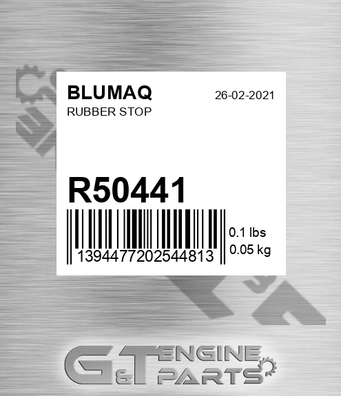 R50441 Rubber Stop