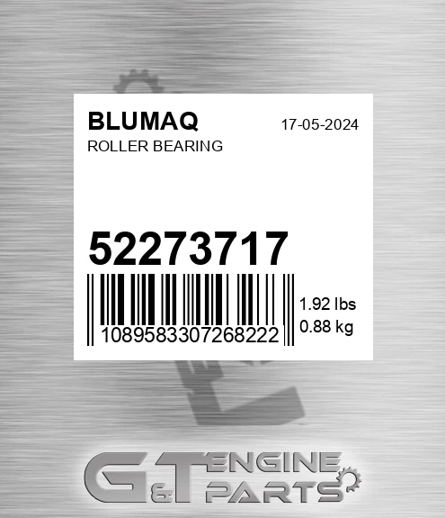 52273717 Roller Bearing for BLUMAQ