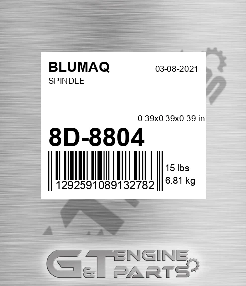 8D-8804 BLUMAQ Spindle