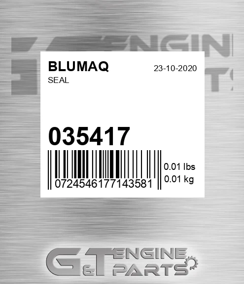 035.417 Seal for BLUMAQ