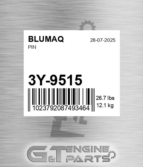 3Y-9515 BLUMAQ Pin