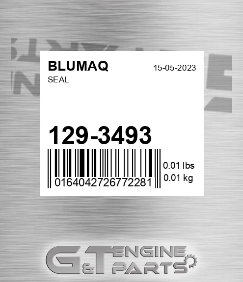 129-3493 Seal for BLUMAQ