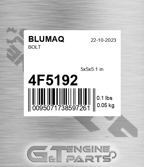 4F-5192 Bolt for BLUMAQ