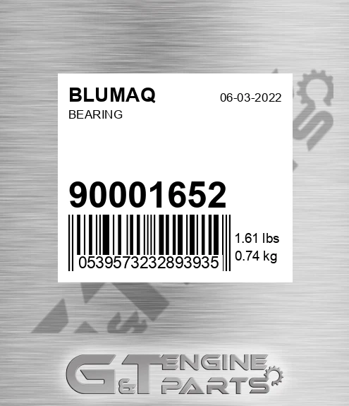 900.01652 Bearing for BLUMAQ