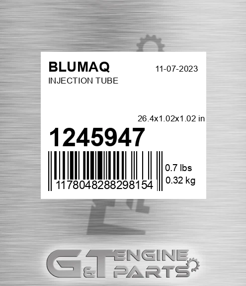 124-5947 Injection Tube