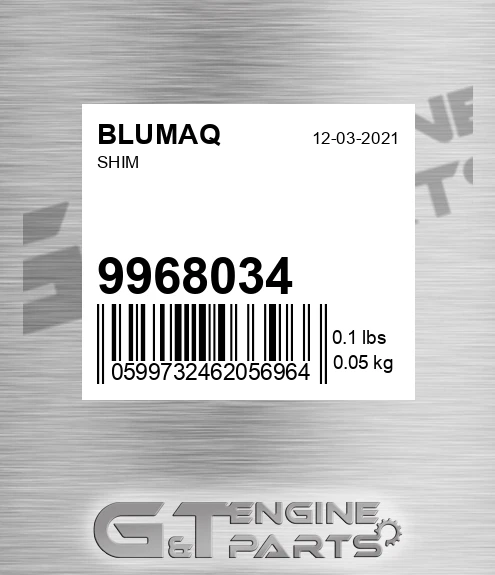 9968034 BLUMAQ Shim