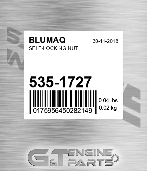 535-1727 Self-locking Nut for BLUMAQ