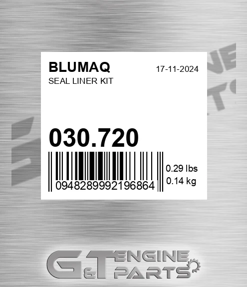 030.720 Seal Liner Kit for BLUMAQ