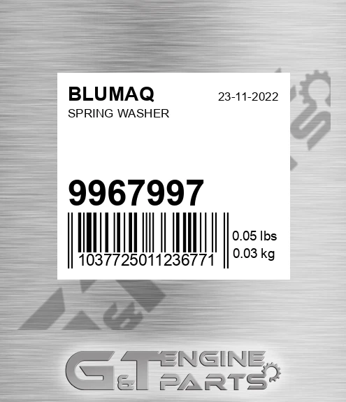 9967997 BLUMAQ Spring Washer
