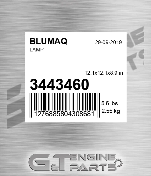 344-3460 Lamp for BLUMAQ