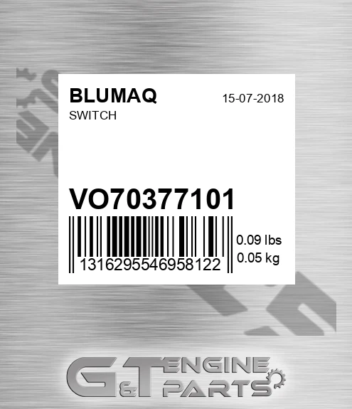 VO70377101 Switch for BLUMAQ