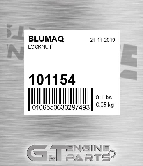 101154 Locknut for BLUMAQ