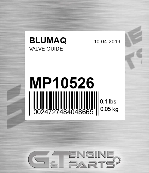 MP10526 BLUMAQ Valve Guide