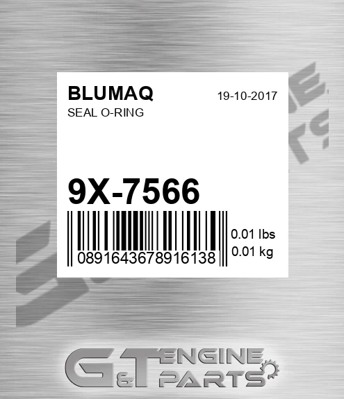 9X-7566 Seal O-ring for BLUMAQ