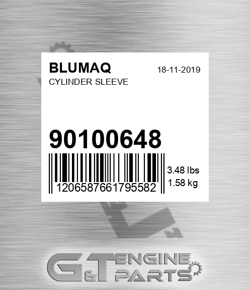 901.00648 Cylinder Sleeve for BLUMAQ
